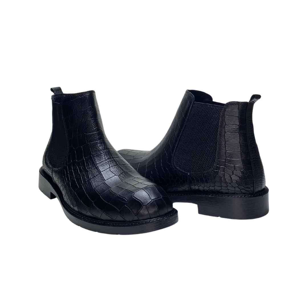 Siyah Python Erkek Deri Günlük Bot