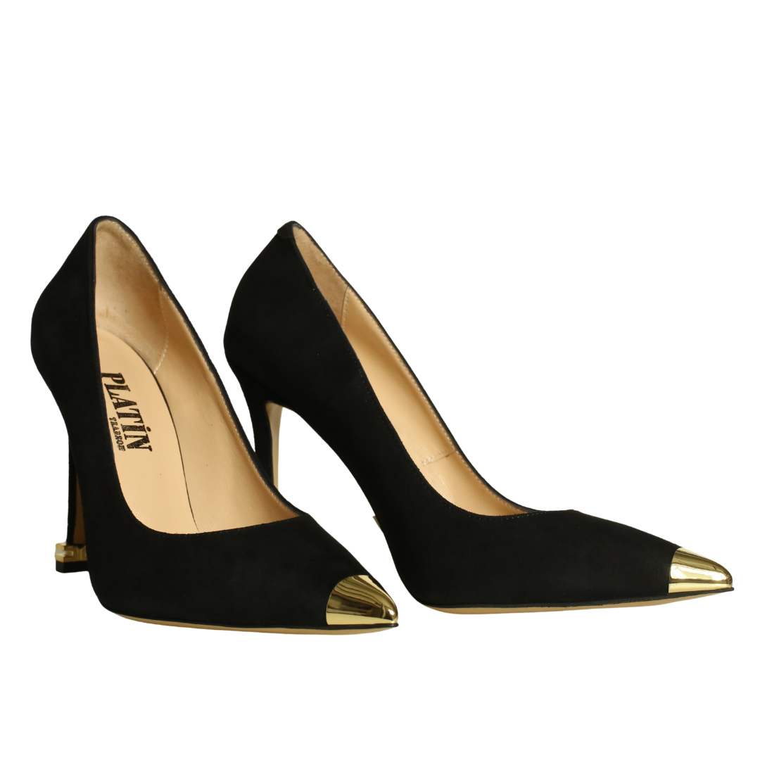 Siyah Süet Kadın Stiletto