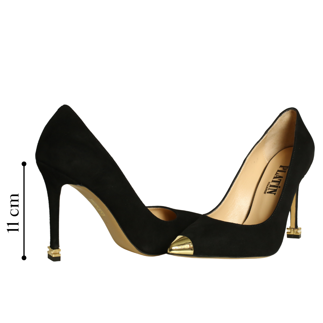 Siyah Süet Kadın Stiletto
