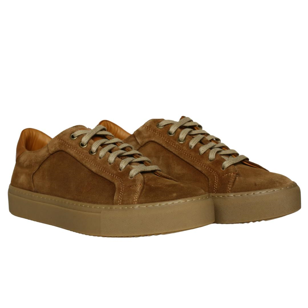 Süet Camel Erkek Bağcıklı Sneaker