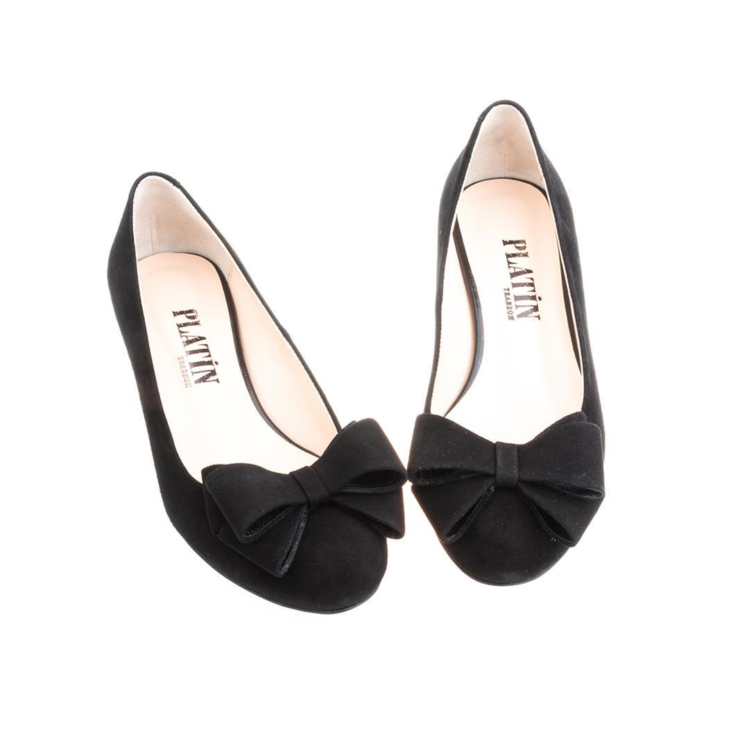 Süet Siyah Kadın Klasik Topuklu Ayakkabı