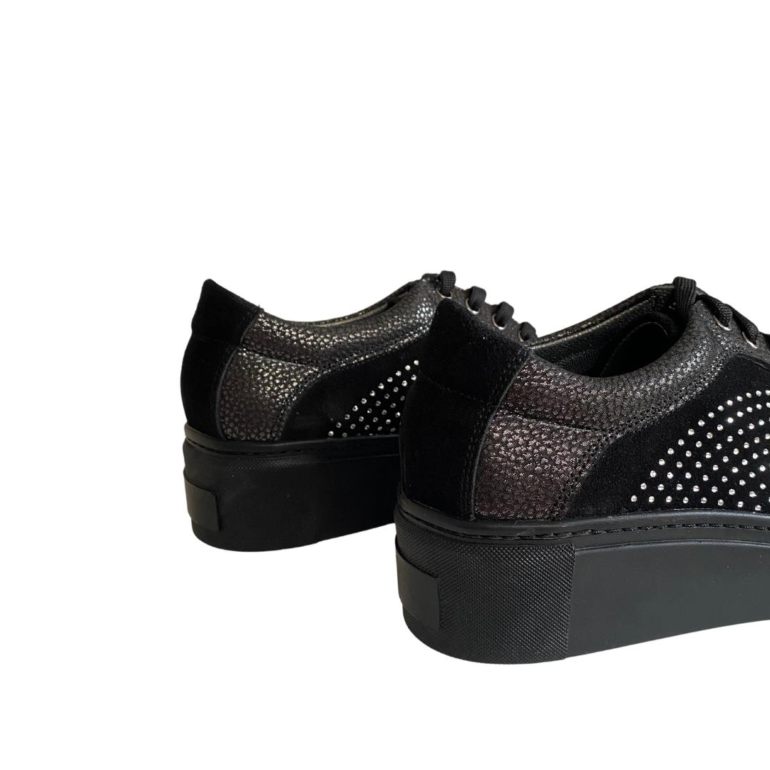 Süet Siyah Kadın Sneaker