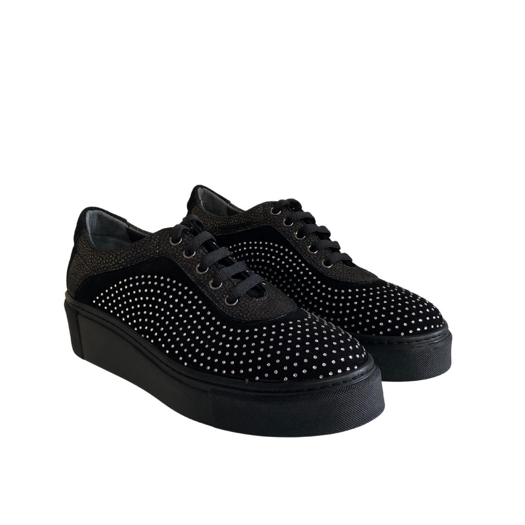 Süet Siyah Kadın Sneaker