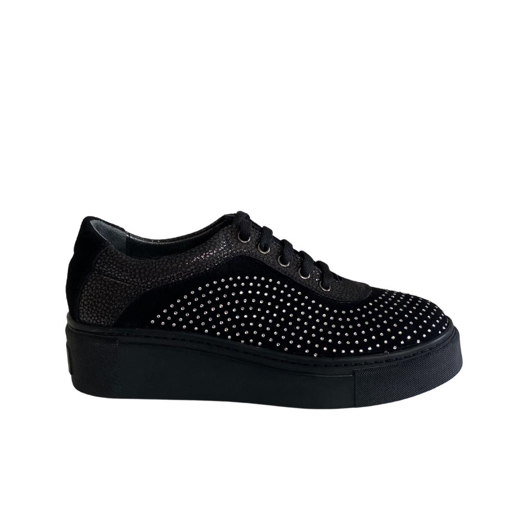 Süet Siyah Kadın Sneaker