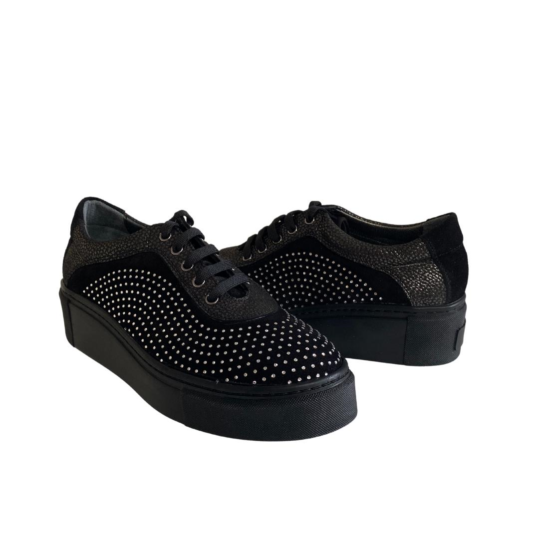 Süet Siyah Kadın Sneaker