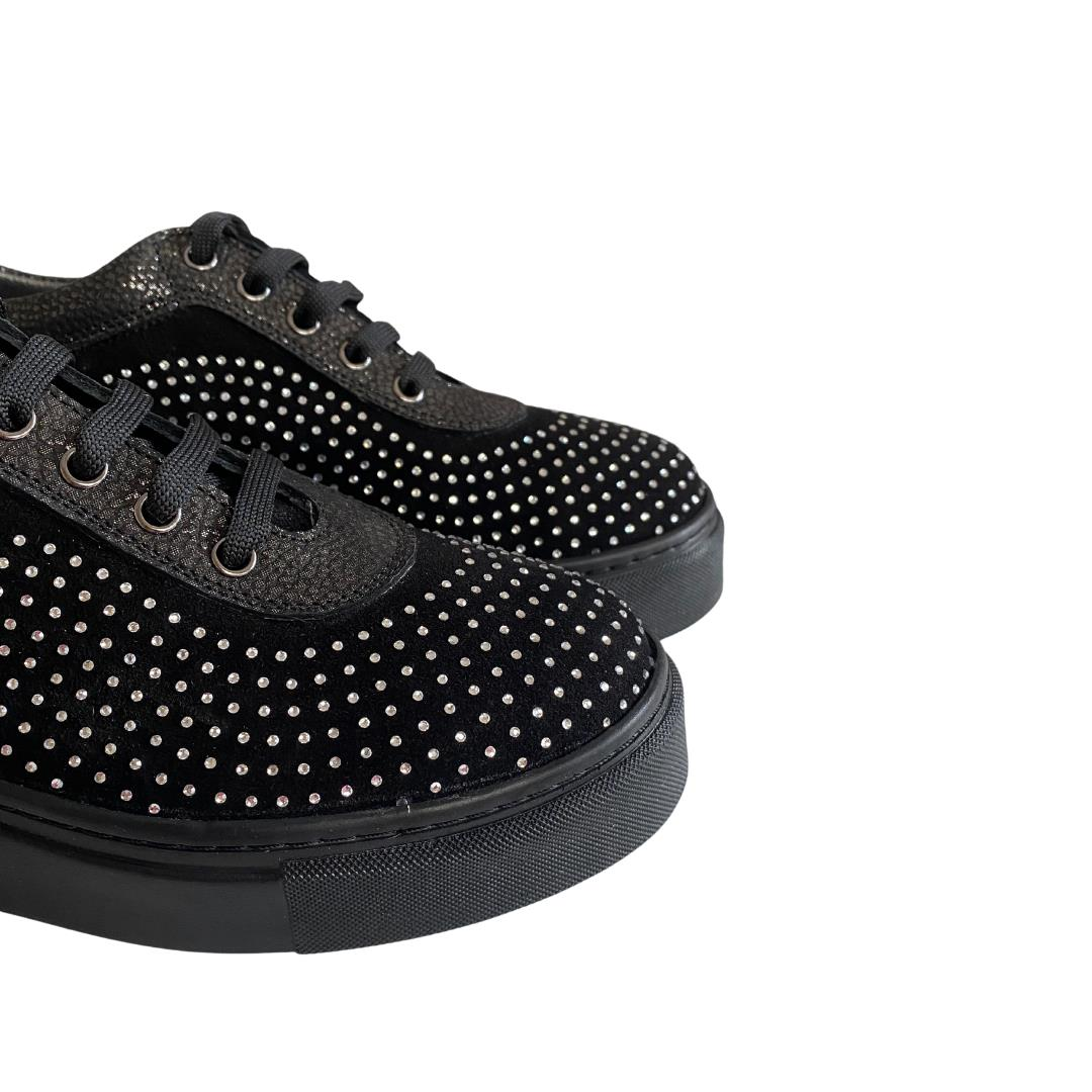 Süet Siyah Kadın Sneaker