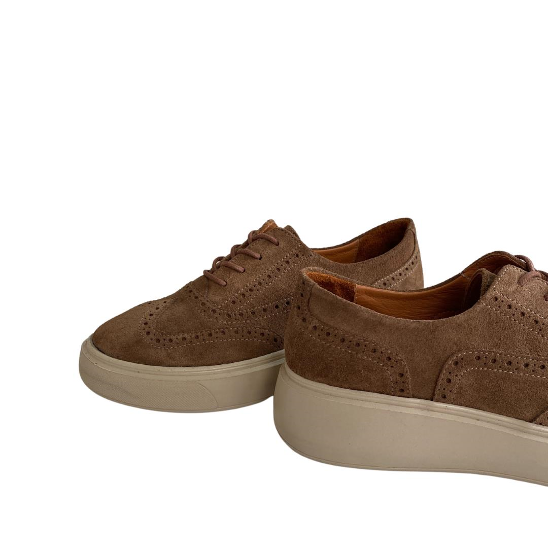 Süet Toprak Kadın Sneaker