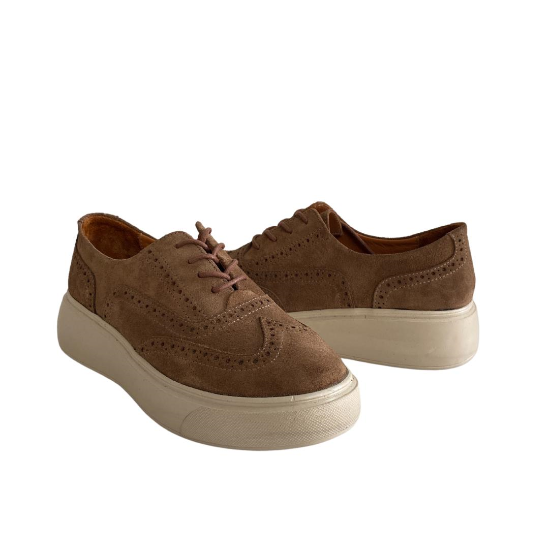 Süet Toprak Kadın Sneaker