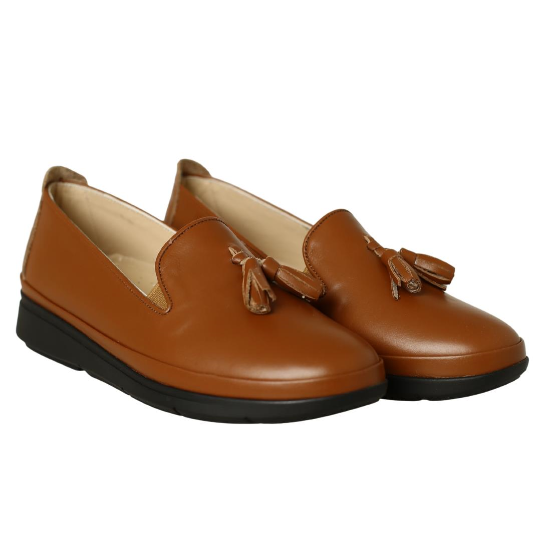 Taba Deri Kadın Günlük Ayakkabı