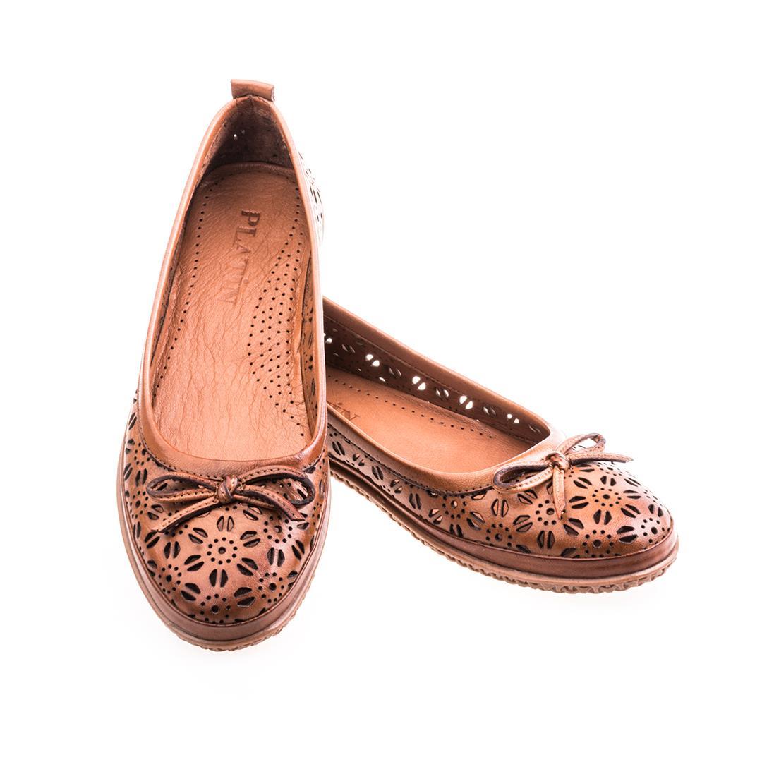 Taba Kadın Babet Loafer Ayakkabı