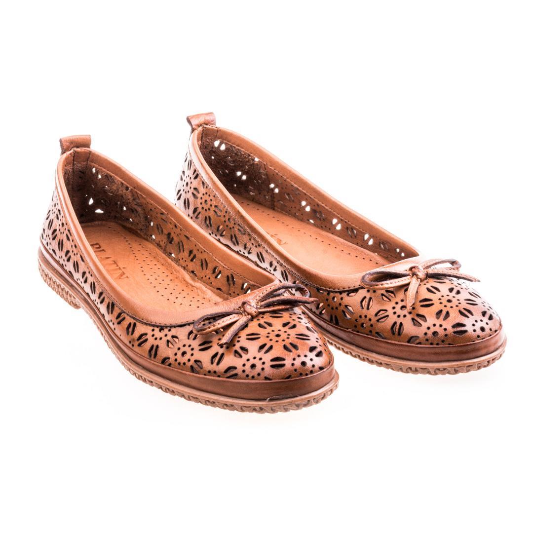 Taba Kadın Babet Loafer Ayakkabı