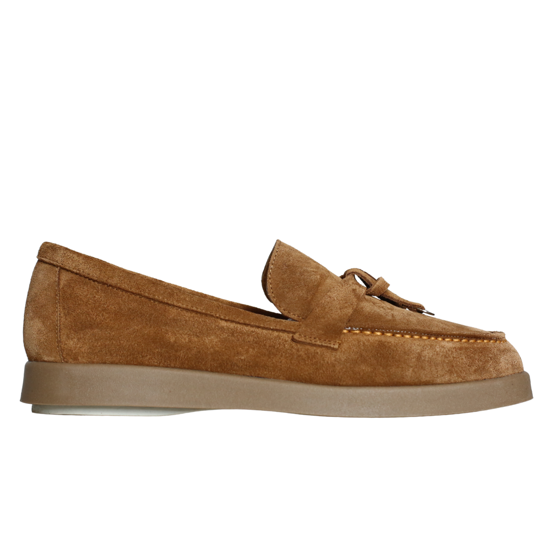 Taba Süet Kadın Loafer