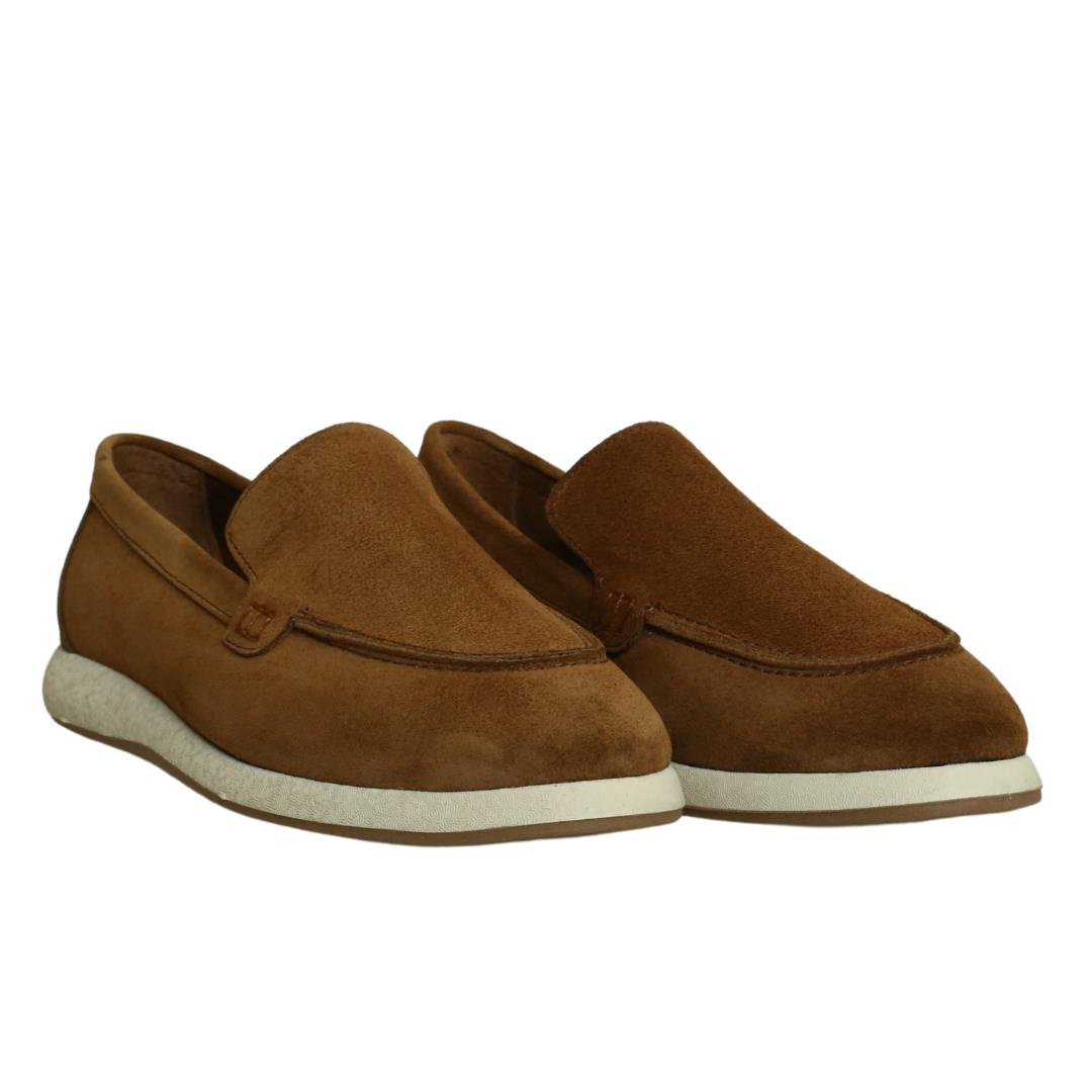 Taba Süet Kadın Loafer