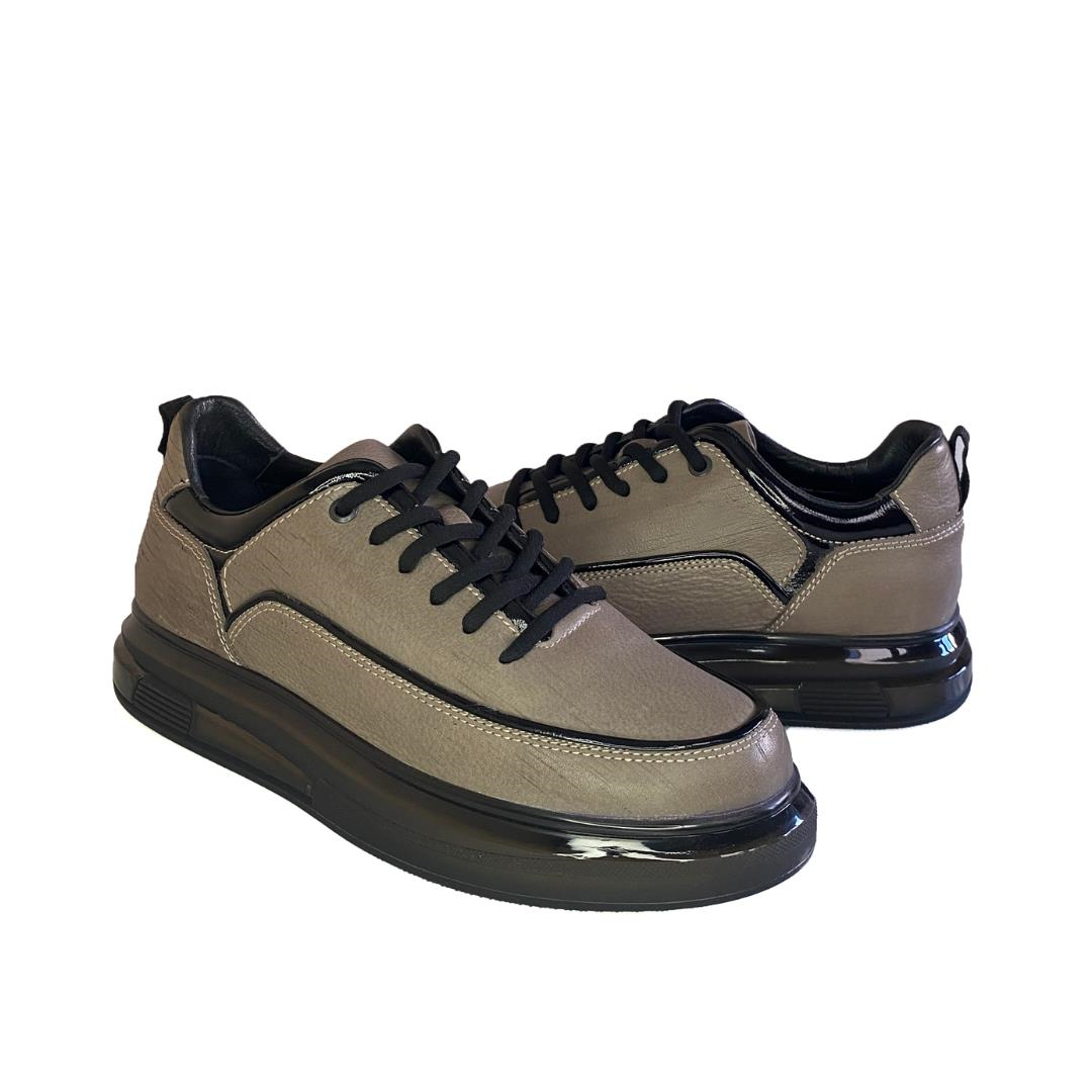 Vizon Deri Erkek Bağcıklı Sneaker