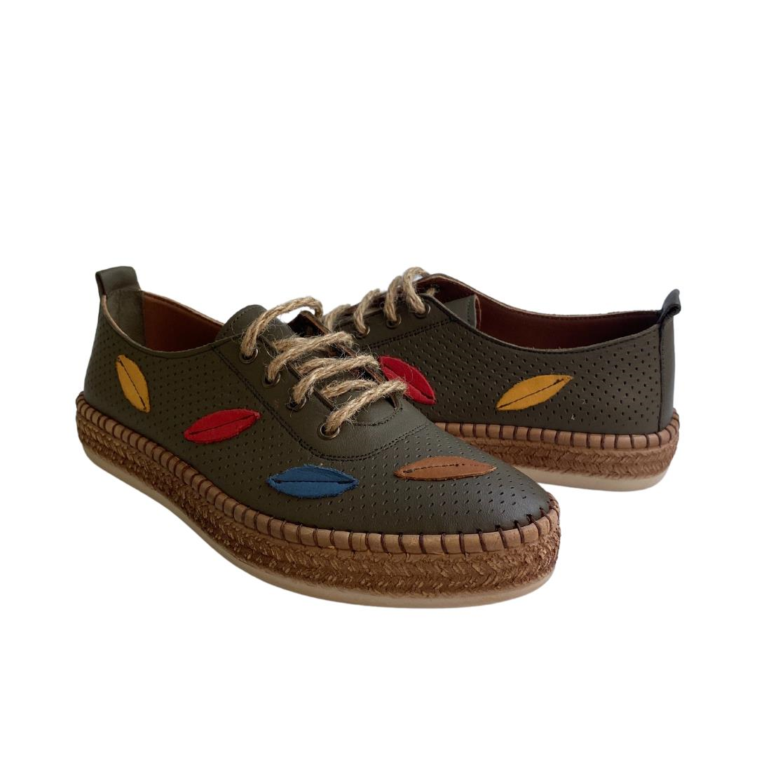 Yeşil Kadın Loafer Günlük Ayakkabı