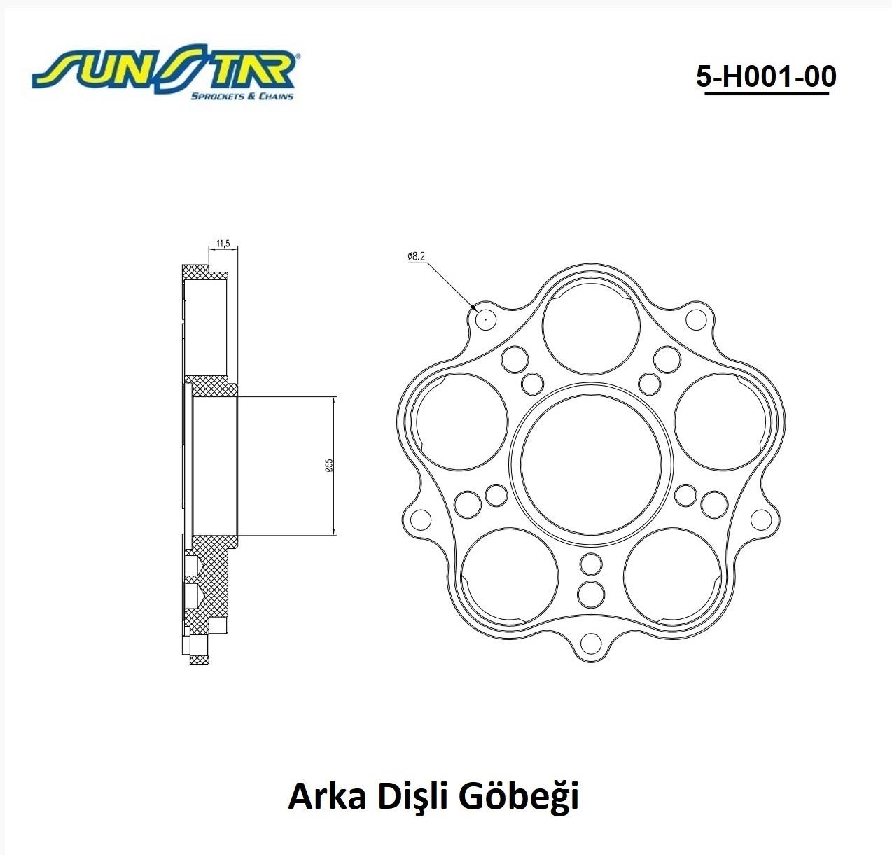 ARKA DİŞLİ GÖBEĞİ / DUCATI / EVO / 848cc / 2011-2012-2013