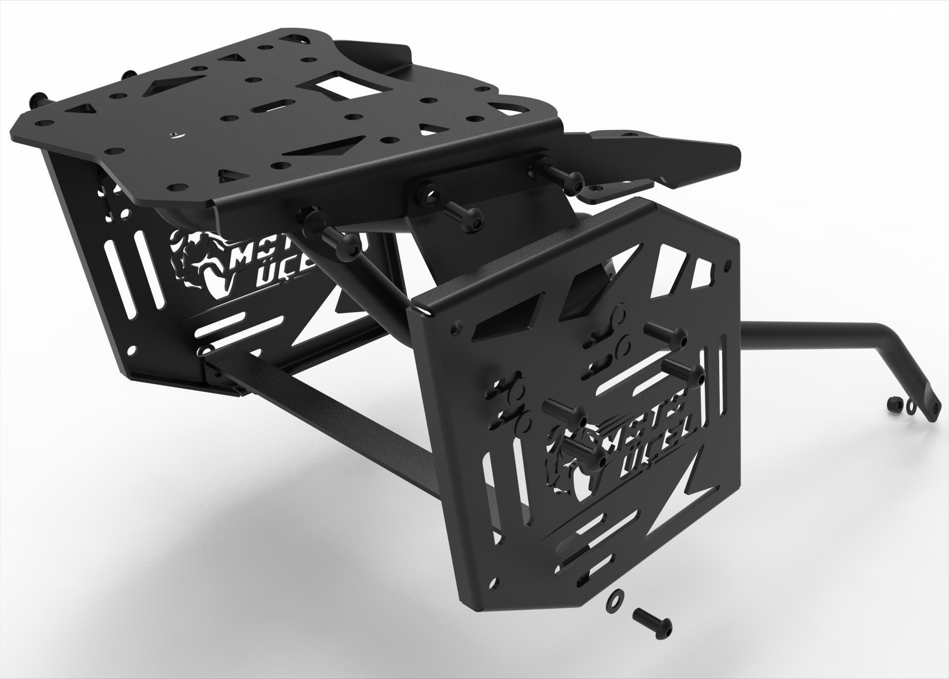 Bajaj Dominar 250 Üçlü Set Çanta Demiri Yan Destekli