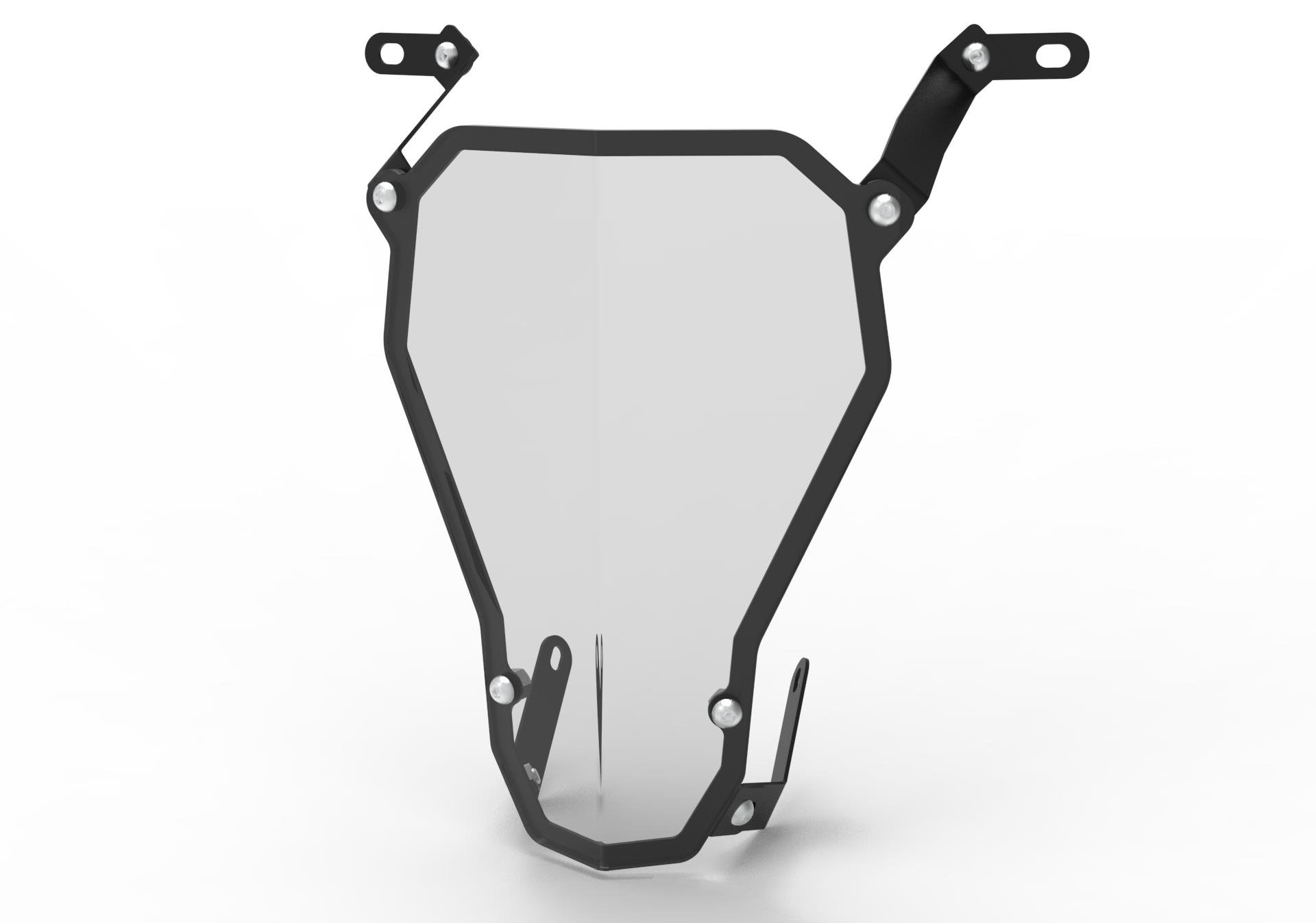 CF Moto NK 250 (2017-2023) Far Koruma Pleksi Şeffaf