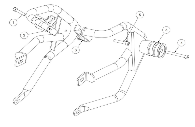 CF Moto SR 250 Motor Koruma Demiri Takozlu Model