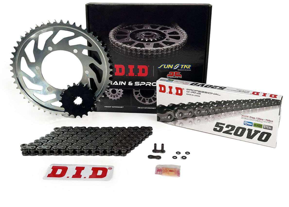 DID Zincir Dişli Seti Honda Nc S (700 Cc)  (2012-2013) / Zincir : Dıd-520 Orıng-114 / Dişli: Sunstar (16T) - Jt (43T)