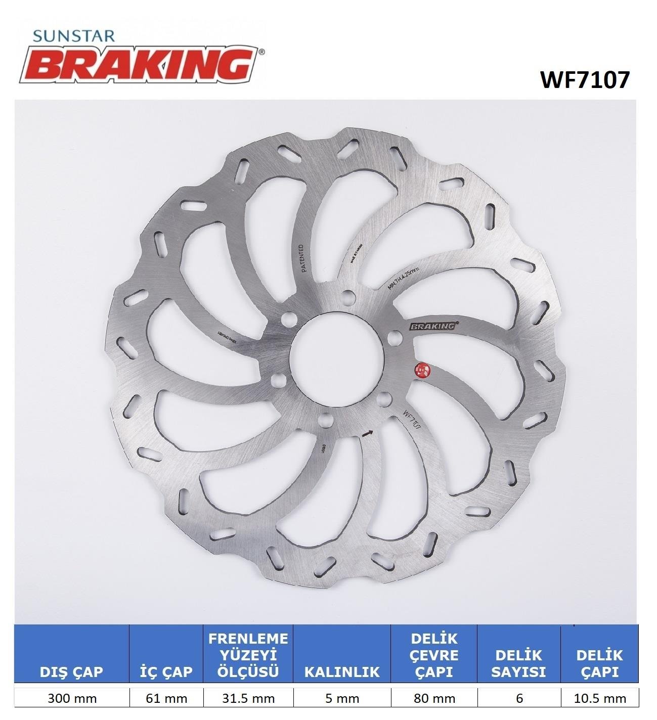 KTM DUKE / RC DALGALI ÖN FREN DİSKİ / KTM / DUKE / 390cc / ÖN  / 2013-2014-2015-2016-2017-2018-2019-2020-2021-2022