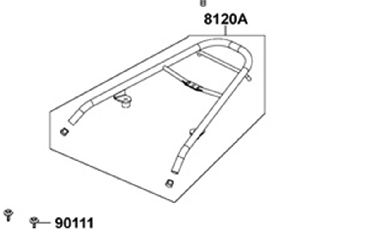 Kymco Agility 125 Arka Port Bagaj
