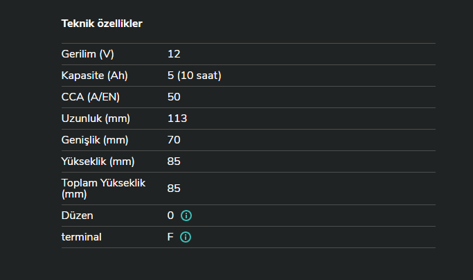 LP YTX4L SLA Motosiklet Aküsü