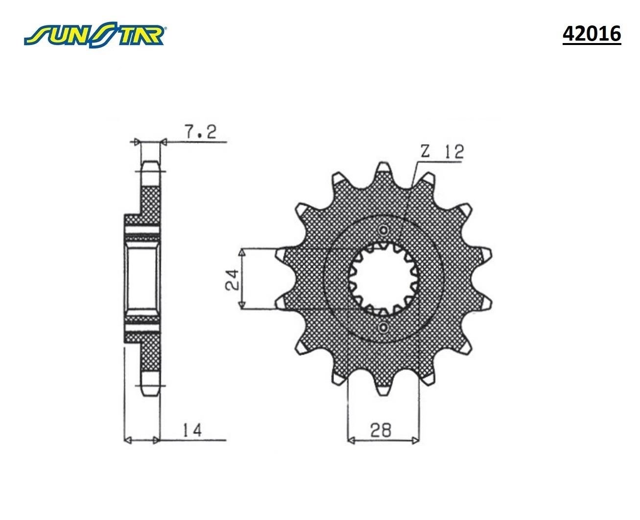ÖN DİŞLİ / HONDA / XRV AFRICA TWIN / 750cc / (ORİJİNAL DİŞLİ SAYISI) / 1990-1991-1992-1993-1994-1995-1996-1997-1998-1999-2000-2001-2002