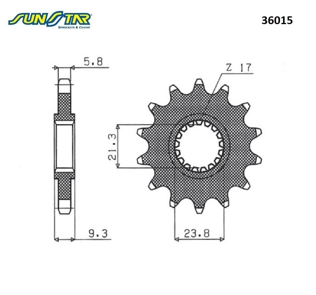 ÖN DİŞLİ / HUSQVARNA / ENDURO / 701cc / (ORİJİNAL DİŞLİ SAYISI) / 2016-2017-2018-2019-2020-2021-2022