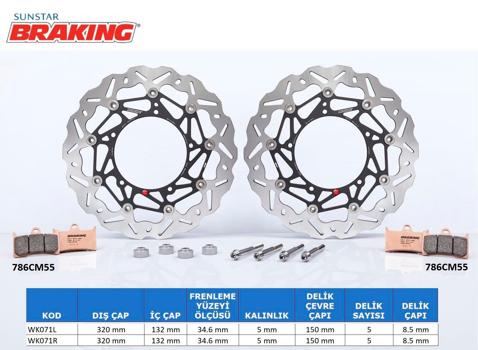 PERFORMANS FREN DİSKİ (SET)