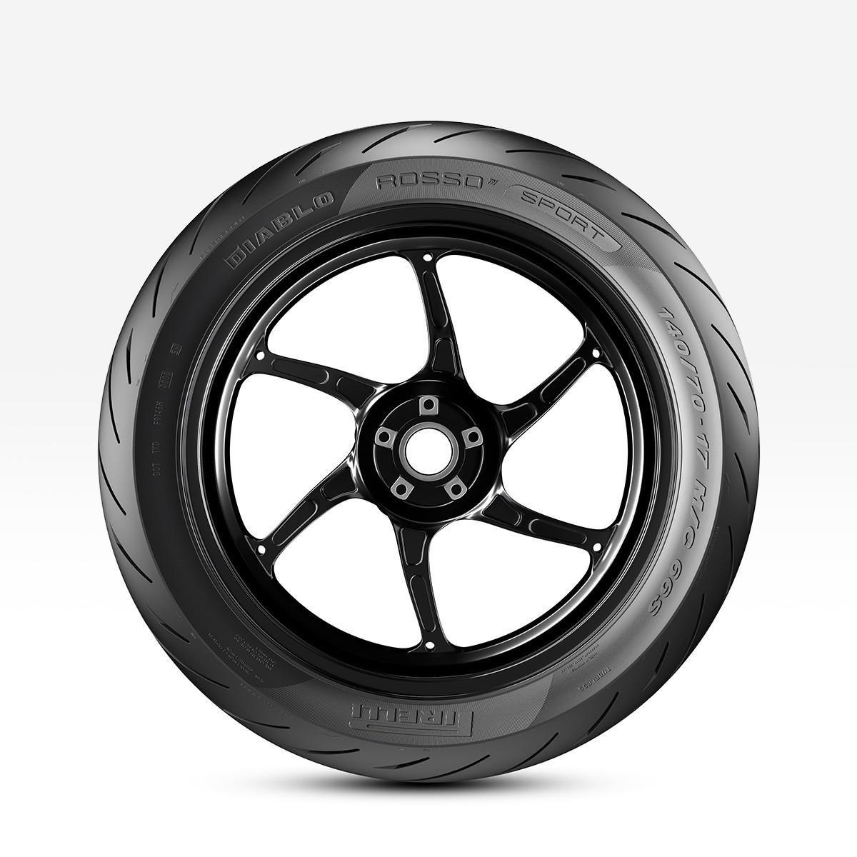 Pirelli Diablo Rosso Sport 90/80-17 46S TL ve 130/70-17 62S TL