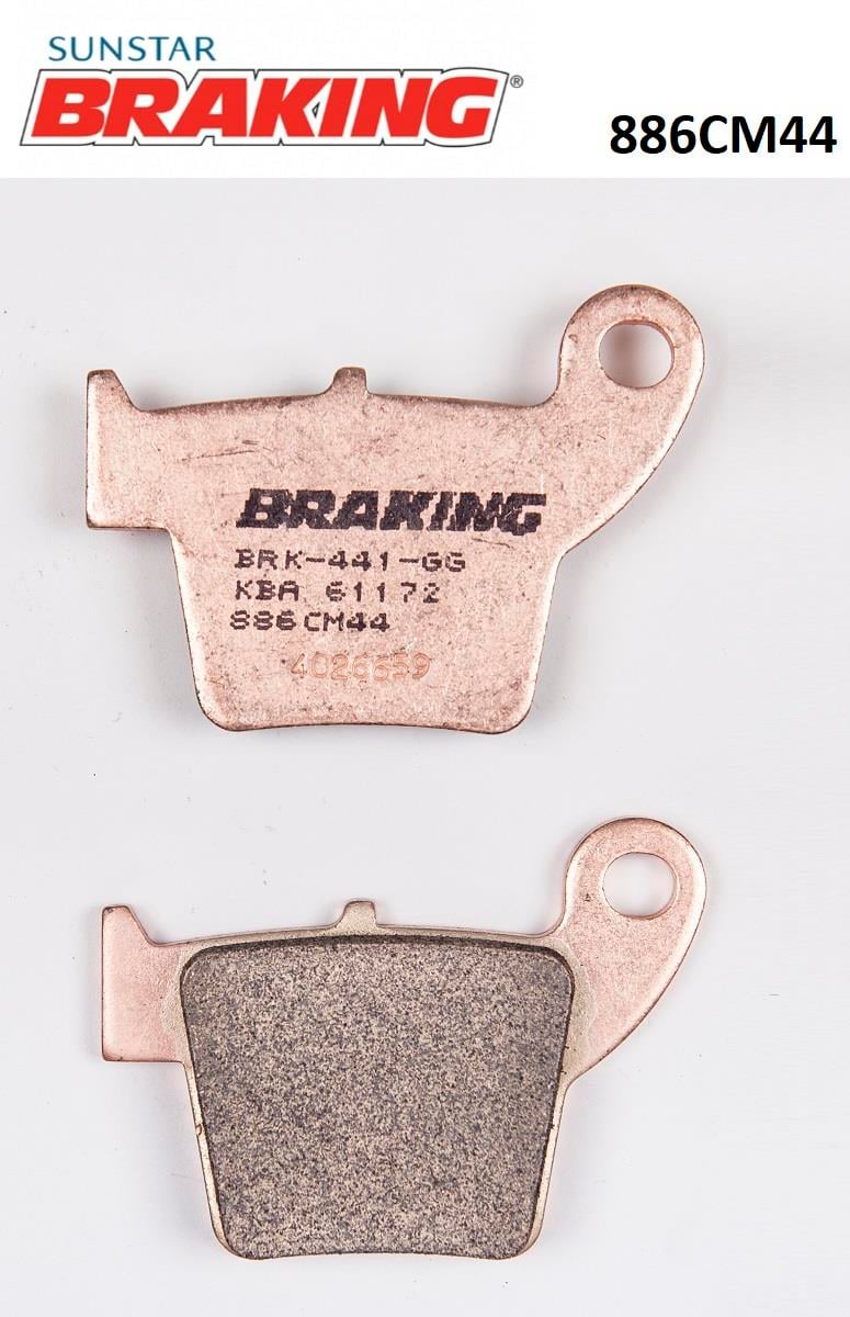 SİNTERLİ FREN BALATASI / HONDA / CRF 250 R / 250cc / ARKA  / 2004-2005-2006-2007-2008-2009-2010-2011-2012-2013-2014-2015-2016-2017-2018-2019-2020-2021-2022