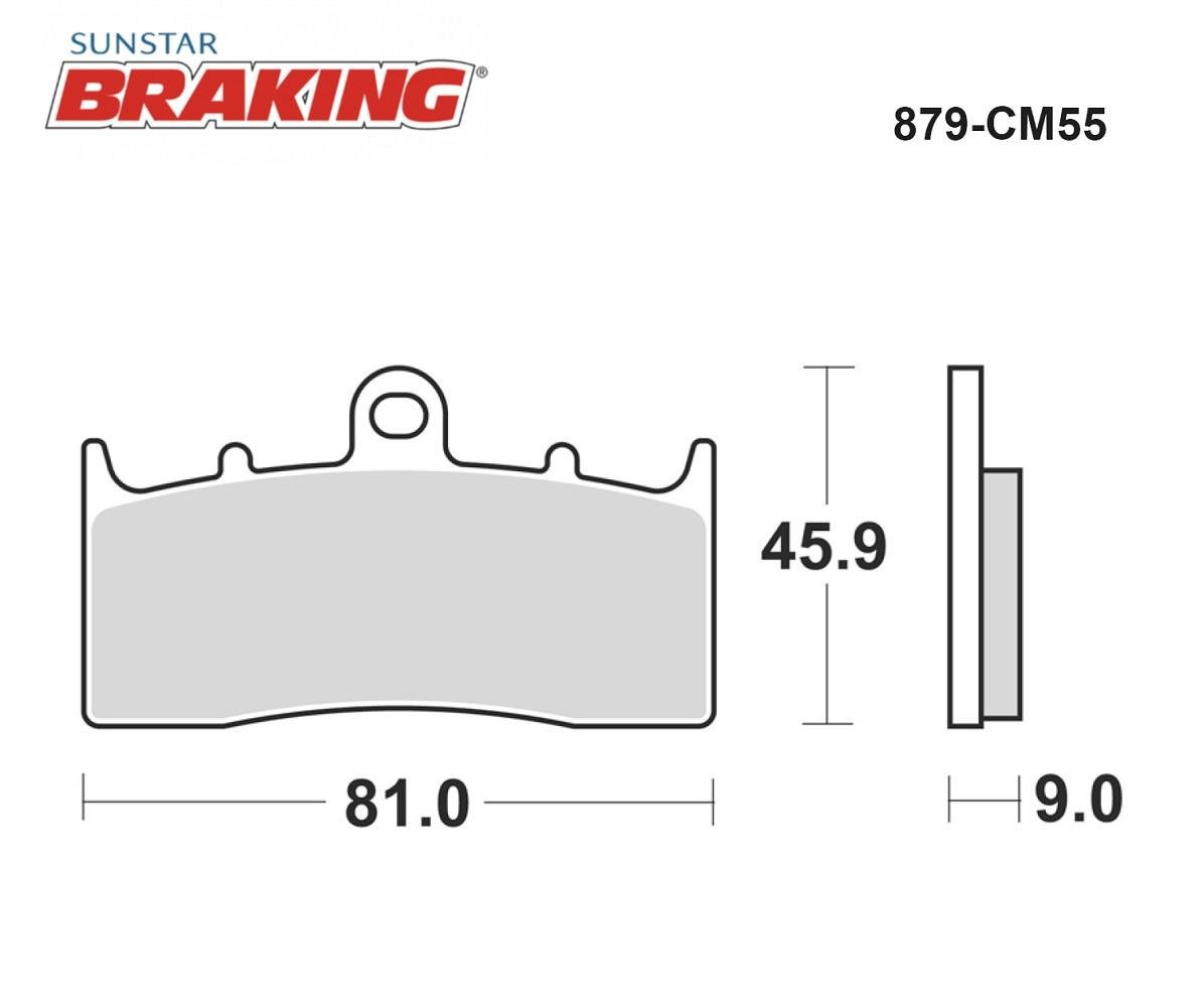 SİNTERLİ ÖN FREN BALATASI / BMW / K 1200 LT ABS / 1200cc / ÖN İKİ TAKIM KULLANIR / 2001-2002-2003-2004-2005-2006-2007-2008-2009