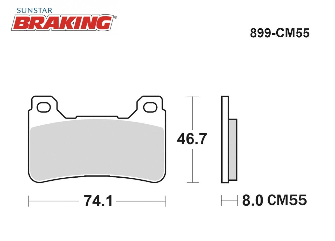 SİNTERLİ ÖN FREN BALATASI / HONDA / CBR 1000RR / 1000cc / ÖN İKİ TAKIM KULLANIR / 2004-2005-2006-2007-2008-2009-2010-2011-2012-2013-2014-2015-2016-2017-2018-2019