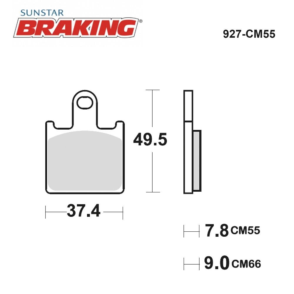 SİNTERLİ ÖN FREN BALATASI / KAWASAKI / GTR 1400 / 1400cc / ÖN İKİ TAKIM KULLANIR / 2008-2009-2010-2011-2012-2013-2014-2015-2016