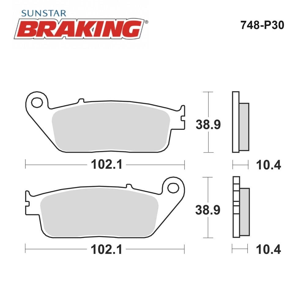 SİNTERLİ ÖN FREN BALATASI / YAMAHA / MT-01 / 1670cc / ARKA  / 2005-2006-2007-2008-2009-2010-2011