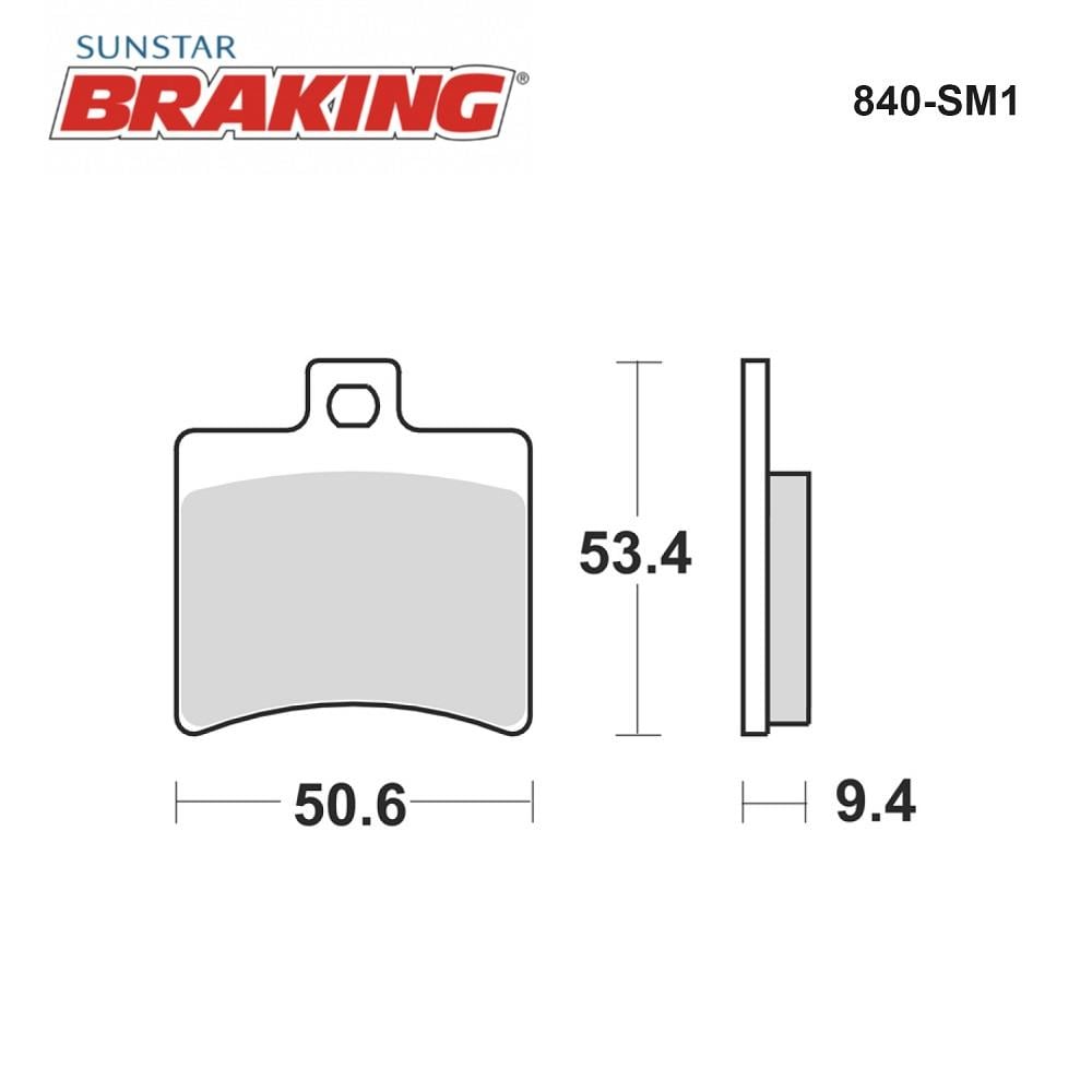 YARI METALİK ARKA FREN BALATASI / APRILIA / ATLANTIC / 250cc / ARKA  / 2003-2004-2005-2006-2007-2008-2009
