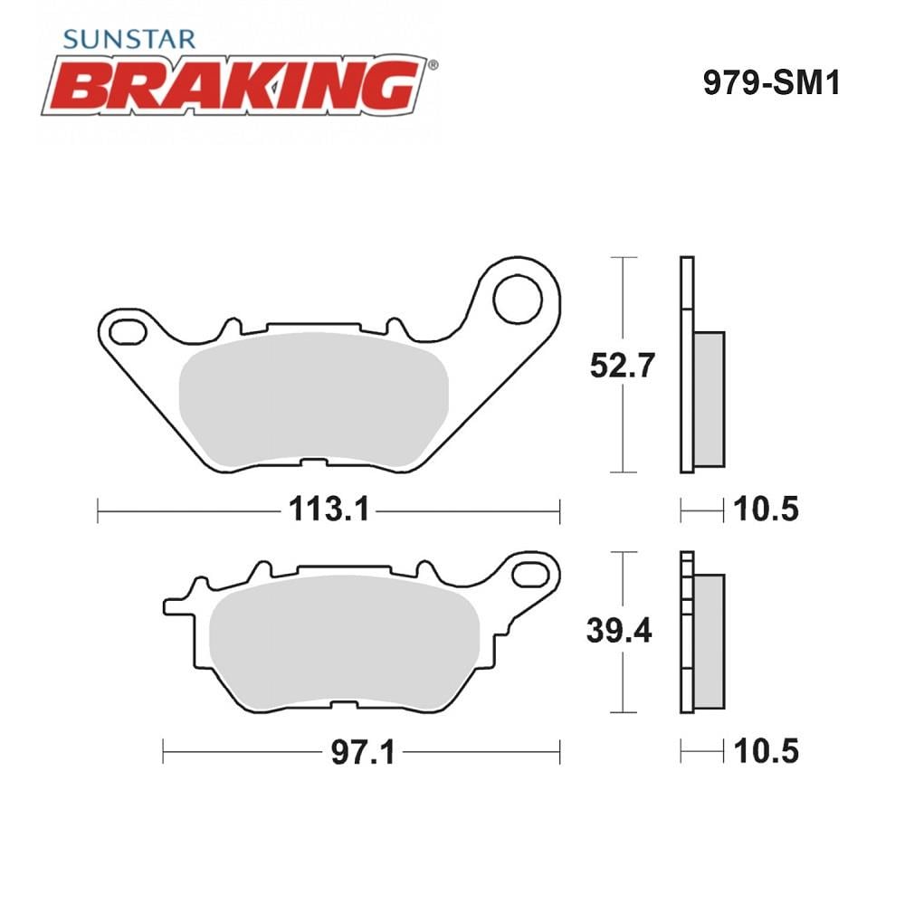 YARI METALİK ARKA FREN BALATASI / YAMAHA / MT-25 / 250cc / ARKA / 2015-2016-2017-2018-2019-2020-2021-2022