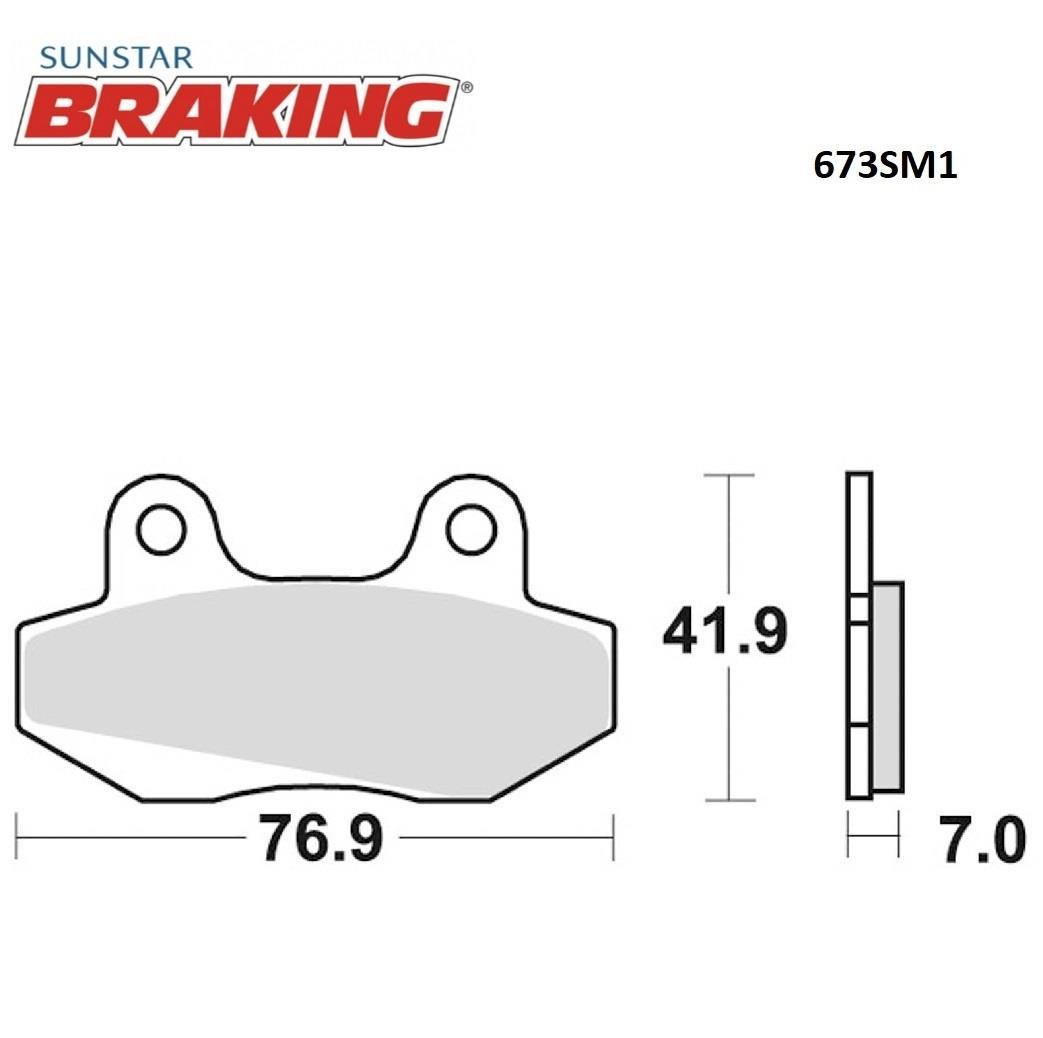 YARI METALİK FREN BALATASI / HYOSUNG / GT 250 / 250cc / ÖN & ARKA  / 2004-2005-2006-2007-2008-2009-2010-2011-2012-2013-2014-2015