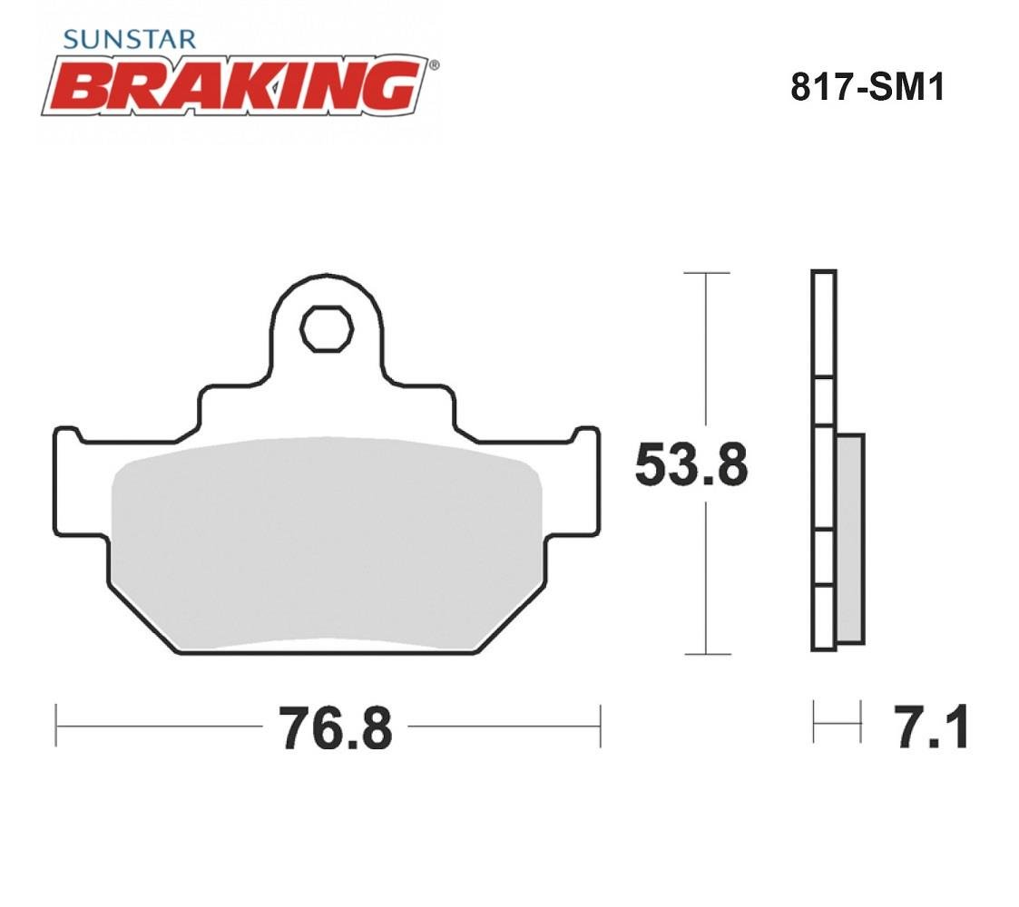 YARI METALİK ÖN FREN BALATASI / SUZUKI / GZ 250 MARAUDER / 250cc / ÖN / 1999-2000-2001-2002-2003-2004-2005-2006-2007-2008-2009-2010-2011