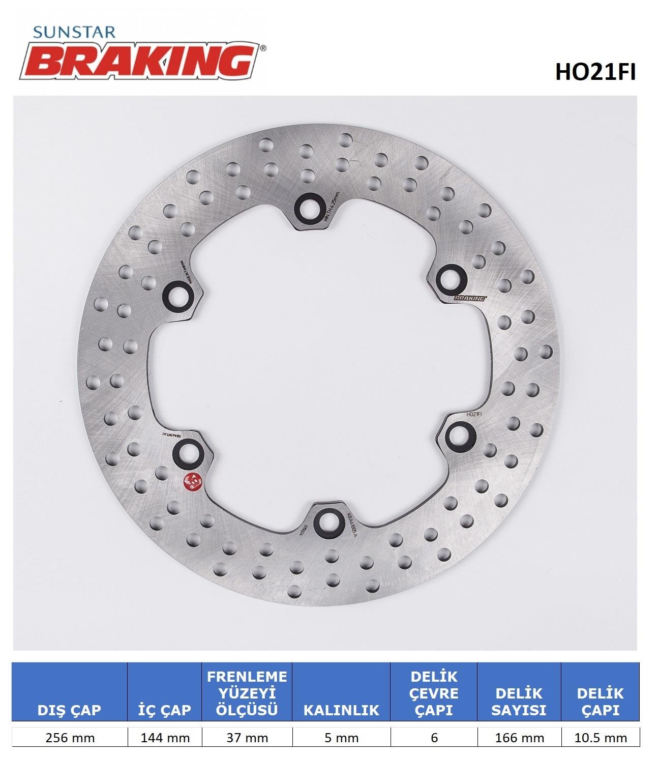 YUVARLAK FREN DİSKİ / HONDA / FORZA 300 / 300cc / ÖN  / 2013-2014-2015-2016-2017