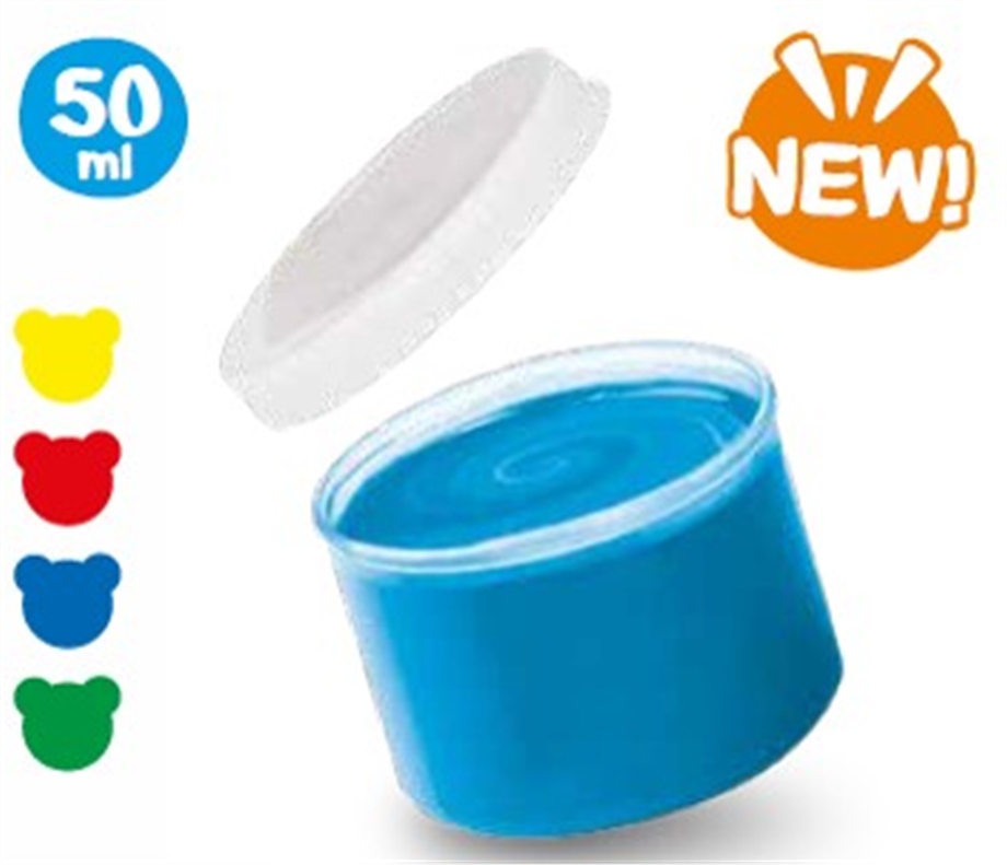 BEBEK SÜPER YIKANABİLİR PARMAK BOYASI - 8 RENK X 50 GR 2 YAŞ+