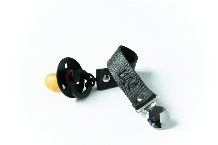 Bitkisel Boyalı Emzik Askısı Charcoal