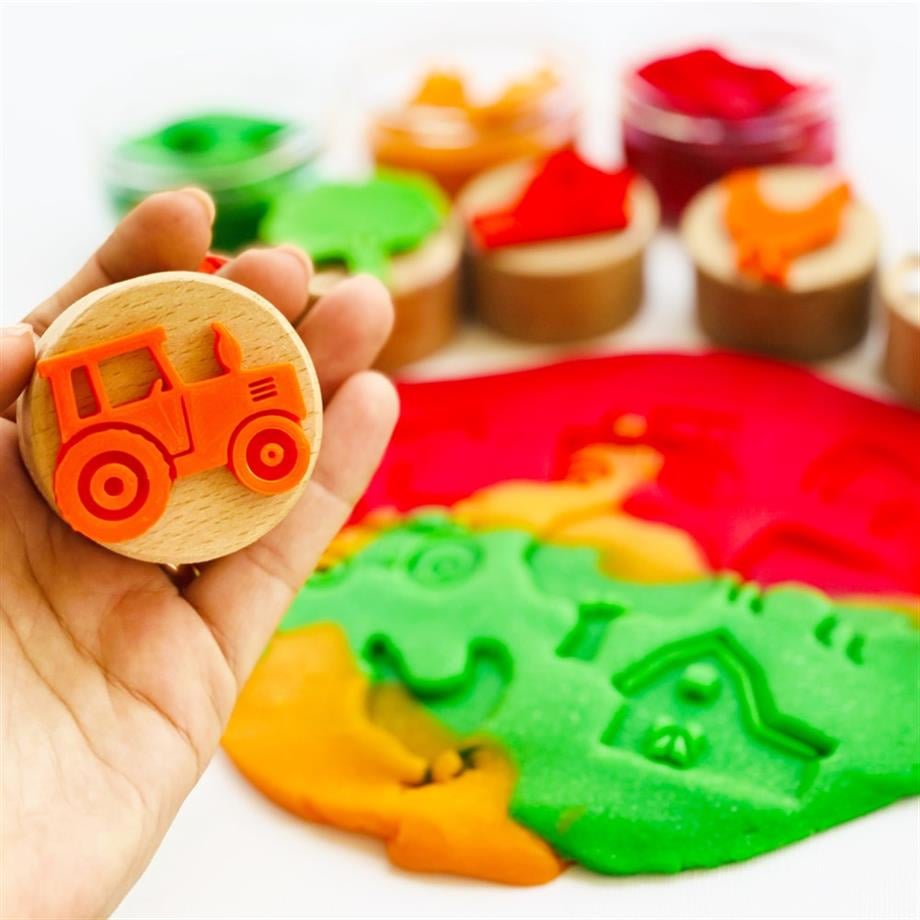 Çiftlik Ahşap Damga Set 