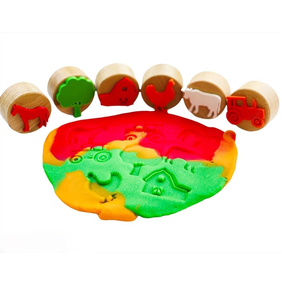 Çiftlik Ahşap Damga Set 