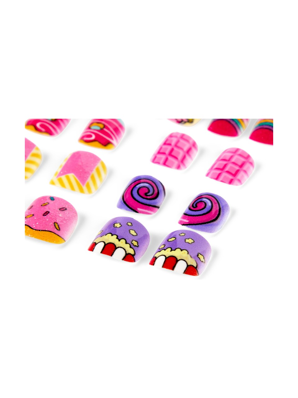 Create It Takma Tırnak Seti - Popcorn - Candy Explosion