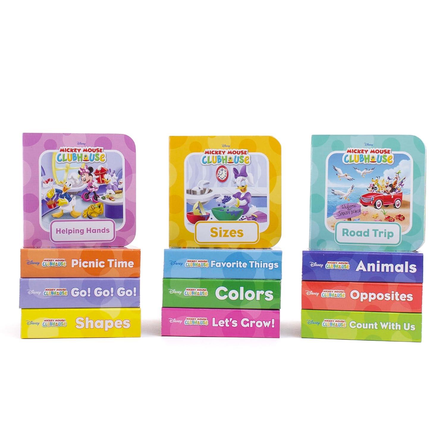 Disney Junior Mickey Mouse Clubhouse: My First Library Board Book Block 12-Book Set