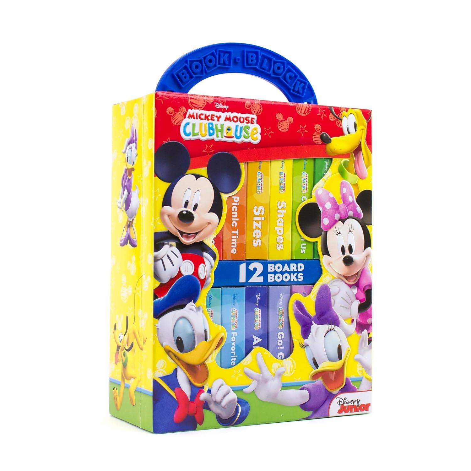 Disney Junior Mickey Mouse Clubhouse: My First Library Board Book Block 12-Book Set