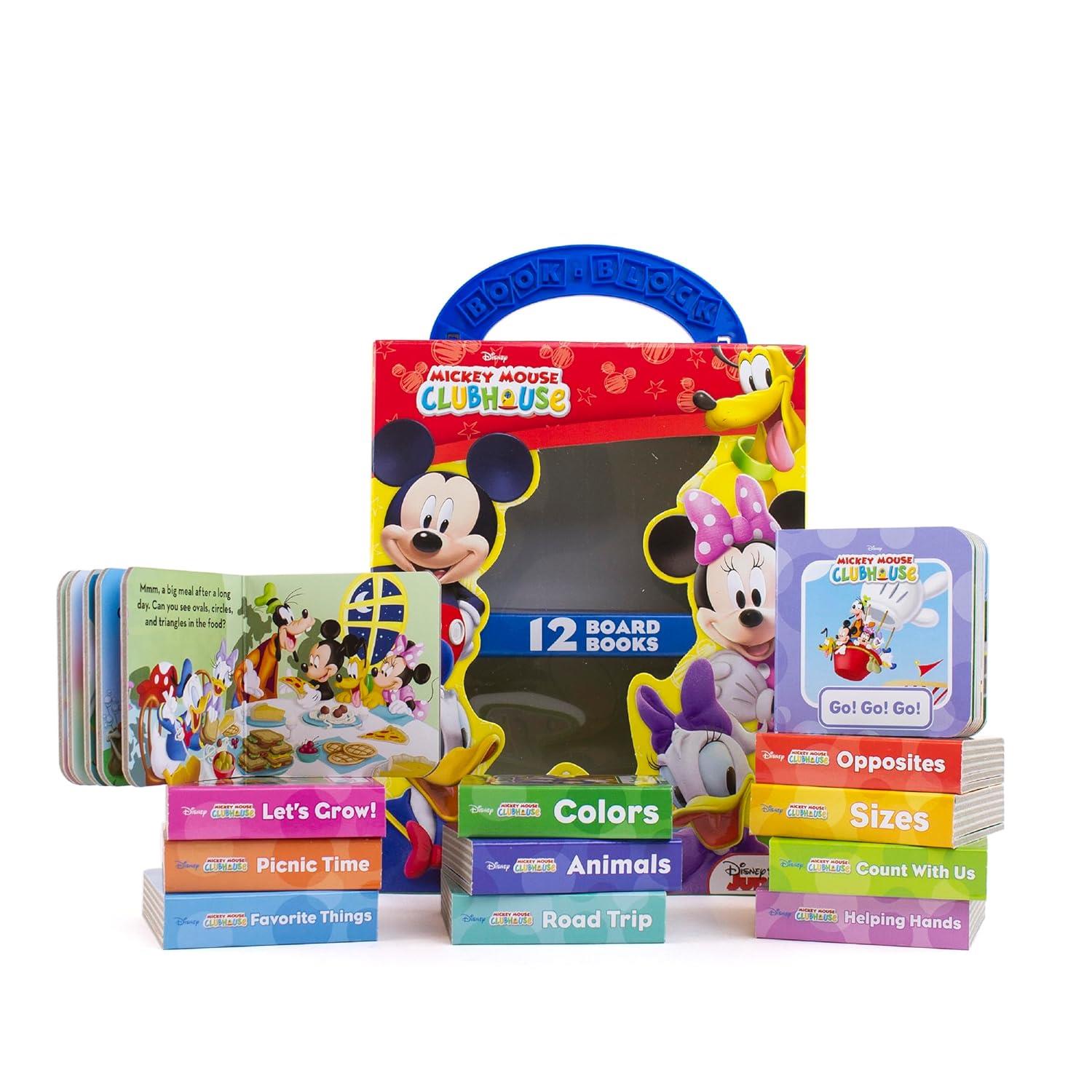 Disney Junior Mickey Mouse Clubhouse: My First Library Board Book Block 12-Book Set