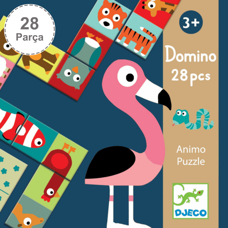 Djeco Domino Animo-Puzzle